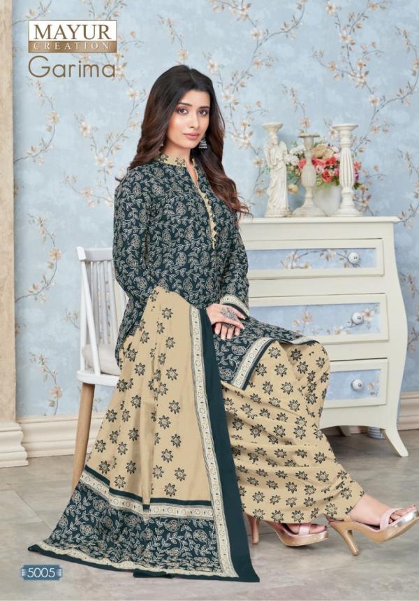 Mayur Garima Vol-5 Cotton Designer Patiyala Dress Material